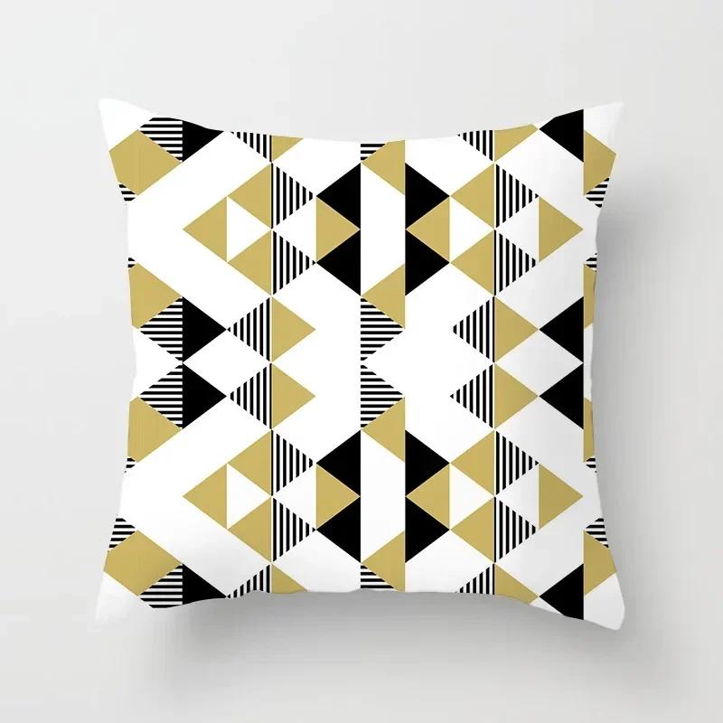 45*45cm Geometric Pillow Cover Abstract Pillow Case Throw Pillows for Living Room Sofa Home Decor Car Seat Pillowslip Hotel