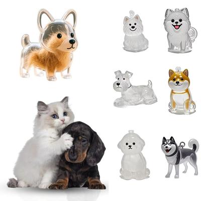Transparent Dog Hair Collection Pendant Bichon Husky Corgi Portable Dog Hair Storage Capsule Gifts Dog Hair Storage Box