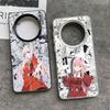 Darling Zero Two 02 Anime Soft Phone Case for Xiaomi Redmi Note 13 14 15 Pro Plus 12S 12 11S 11 11T 10S 10 Shockproof Cover Back