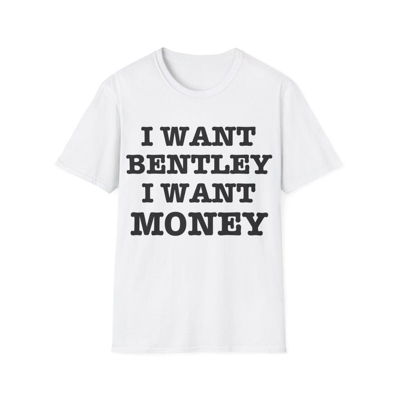 

Bentley Money Lover Slogan Graphic Oversized Streetwear Casual Tee Top for Hip-Hop Fans & Luxury Lifestyle Enthusiasts 4XL