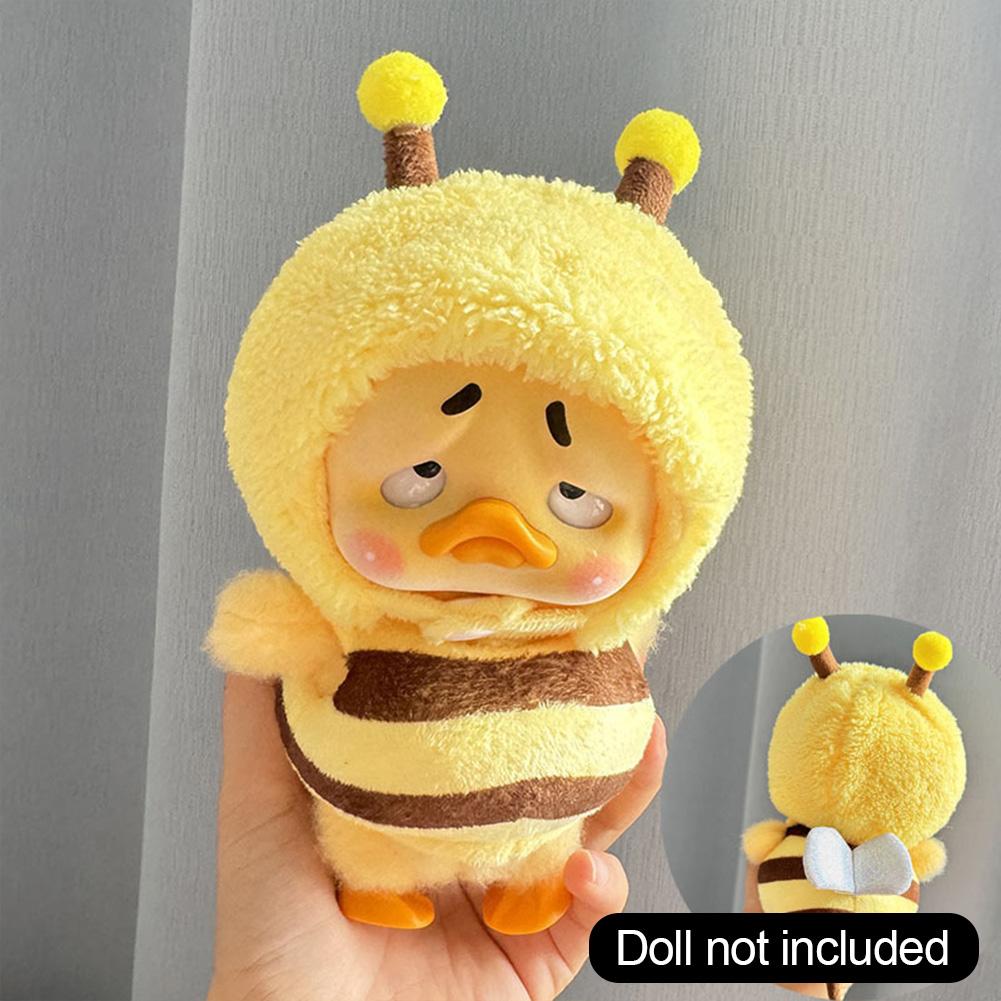 

Маленька жовта качечка Одяг для ляльки Надокучлива качка Засмучена качка Плюшеві аксесуари для дитячого одягу no doll