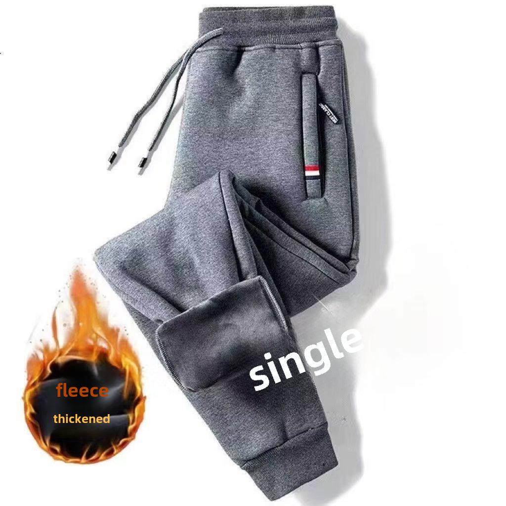 

Мужские свободные зимние спортивные штаны в корейском стиле с бархатной подкладкой 4XL