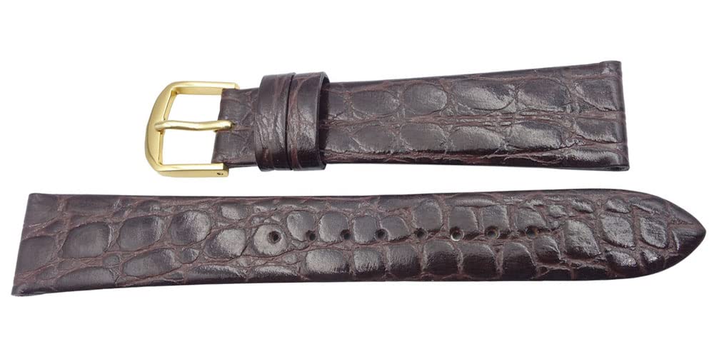 

Часы Seiko DAQ7 18мм Кожа теленка Темно-коричневый Аутентичный ремешок, Кожа с тиснением под крокодила, Коричневый, Мужские,