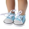 7CM Doll Canvas Shoes Mini Doll Sneakers Doll Accessories BJD Doll Shoes 43 Cm Baby Dolls