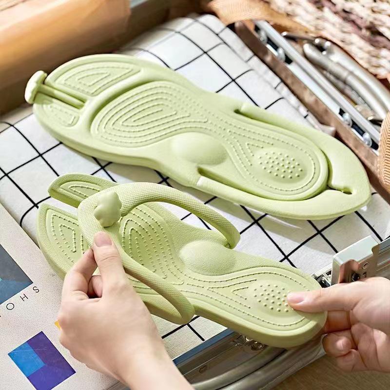 Portable Non-Slip Waterproof Foldable Flip-Flops for Men and Women