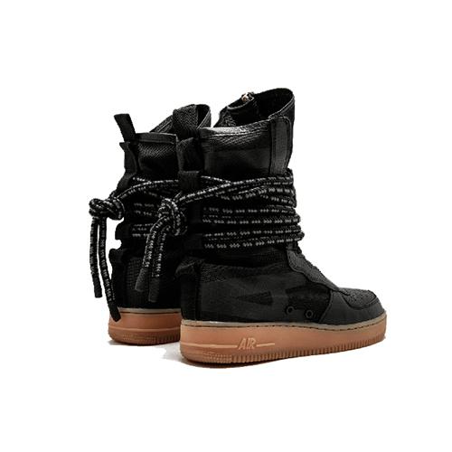 New Nike Sf Air Force 1 High Black Gum AA1128-001