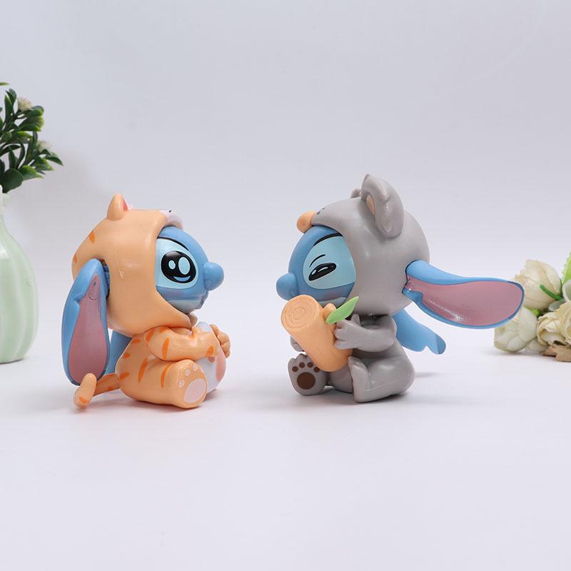 6 Styles Lilo & Stitch Halloween Party Monster Pumpkin Toy Figures