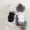Pet Spring and Autumn Winter Base Shirt Collar Strap Versatile Flying Sleeve Base Shirt Dog Tank Top Dog Clothes for Small Dogs