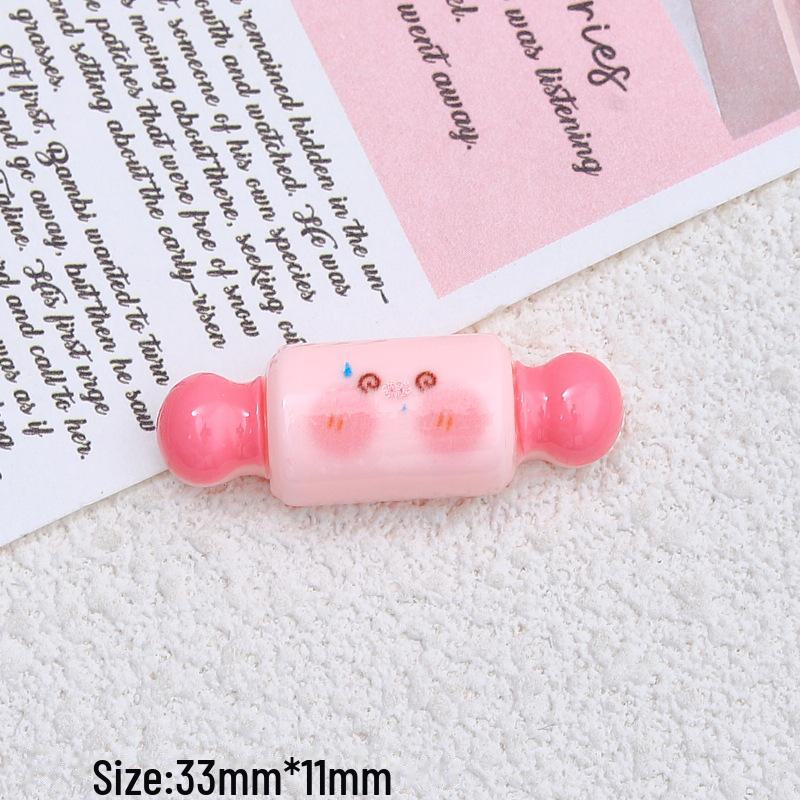 Handmade Pink Pig Resin Accessories: DIY Shoe Buckle, Hairpin, Jewelry Material