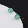 Handcrafted Gemstones Studs Earrings Stylish Crystal Bead Design Ear Accessories Jewelry For Everyday Formal Wear