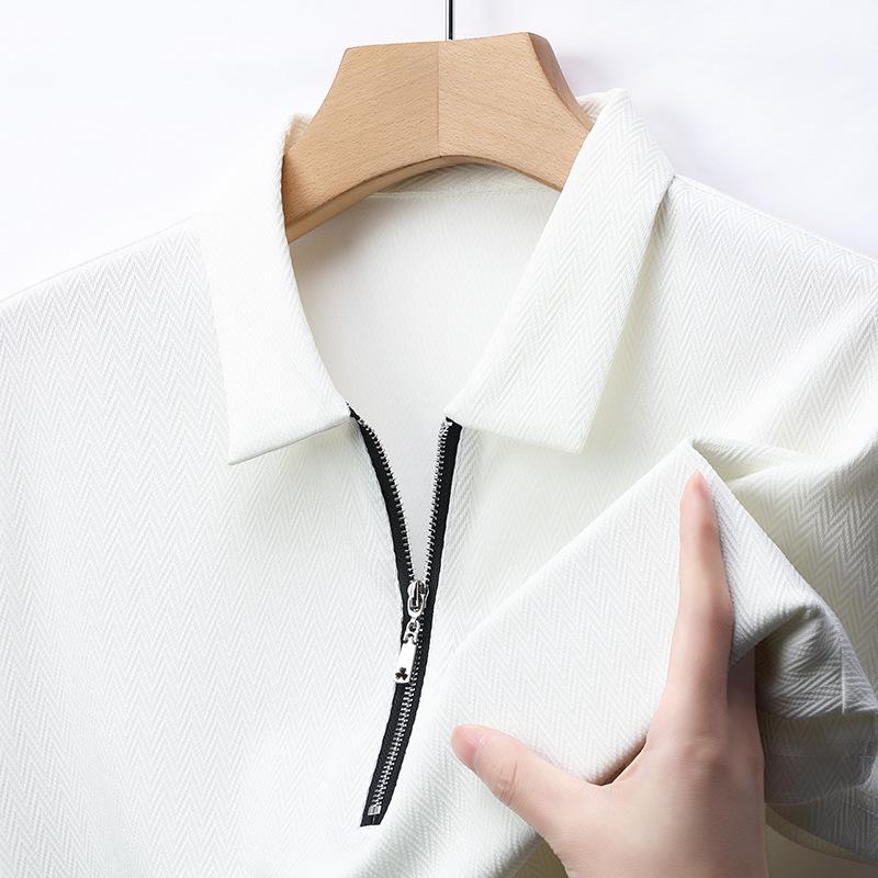Summer Short Sleeve Men s Polo Shirt Lapel Collar Shirt Versatile M