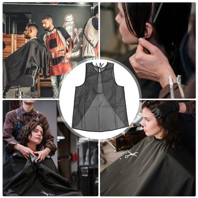 1pc Waterproof Tpu Apron For Barber Haircut Stylist Oil Resistant Reusable Cooking Baking Cleaning Workwear Apron