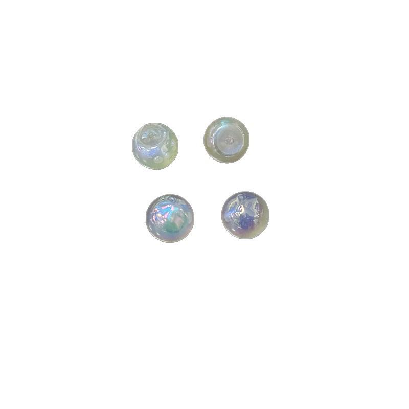 Iridescent Shimmer Pearl High Waist Mermaid Bow Beads for DIY Jewelry