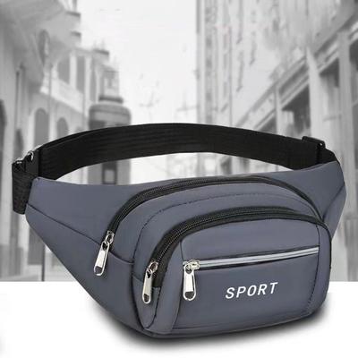 Geantă de Piept Canvas pentru Bărbați Geantă de Depozitare Capacitate Mare 5 Culori Geantă Crossbody Multifuncțională Nailon Sport Pachet Talie Unisex Portofel
