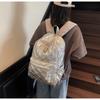 Quilted Backpack Casual Lightweight Daily Use Backpack for Women Fashion Quilted Design Ideal for School Commute Travel and Everyday Outings