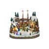 Decorative Object - LUMINEO - CHRISTMAS TOWN - 25.5x39x31.5cm - Multicoloured - With Music