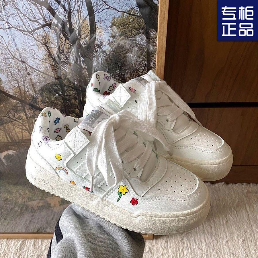 2025 Design Spring Xiaohua New Versatile Little White Shoes Niche Casual Fashion Thick Soles Increase Shoes Popular Tide
