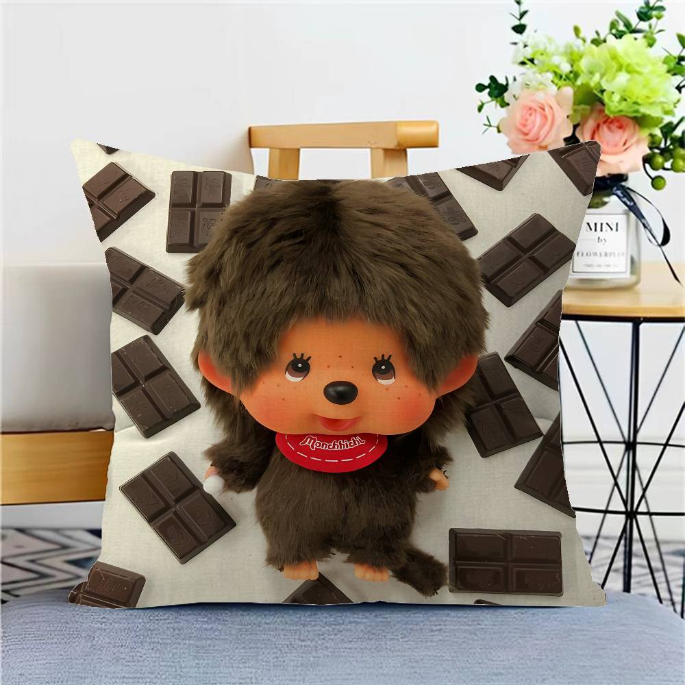Kawai Mmonchhichis Lucky Dragon Pillow Cover Sofa Cushion Cover Home Room Decoration Children Gift