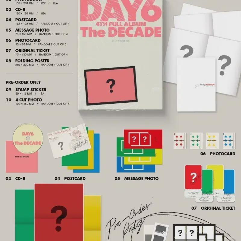 Day6 Day6 The Decade Album Sealed 