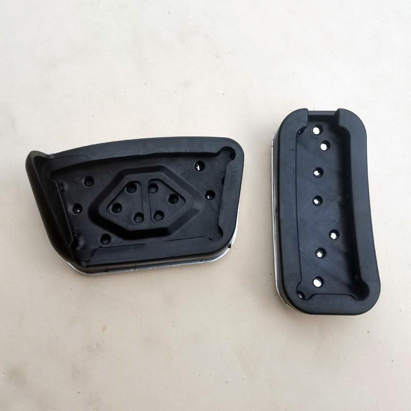 For Toyota Tundra Sequoia  2024 Car Accessories Aluminum Brake Accelerator Pedal Non-Slip Cover Non-Destructive tallation