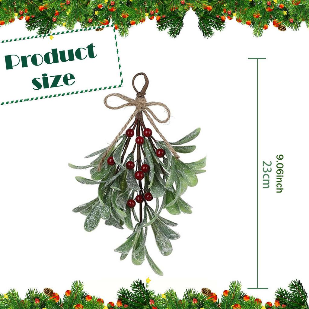 Christmas Mistletoe Decor Artificial Ornament for Home decoration