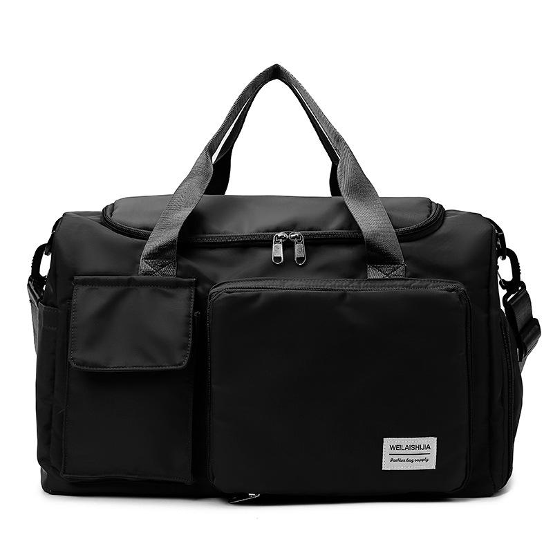 Large Capacity Travel Bag, Handbag, Business Trip Outdoor Sports Fitness Bag, Light Men's Dry and Wet Separation Messenger Bag