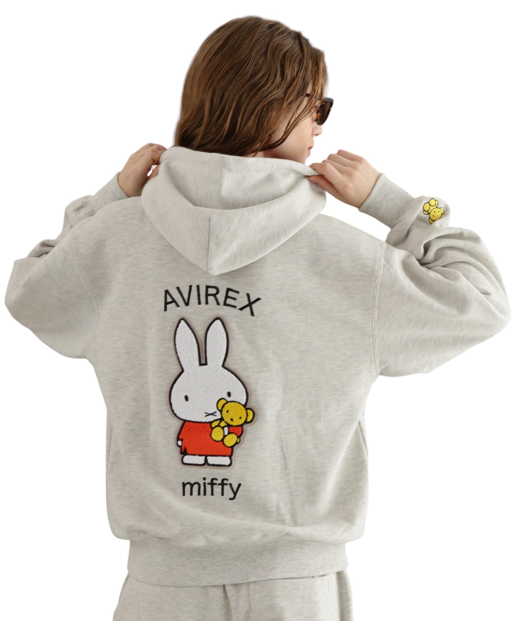 

miffy СВИТА ПУЛОВЕР ПАРКА Miffy Parka S 446 Oatmeal [AVIREX] эксклюзивно для WEB для женщин 783-5131604