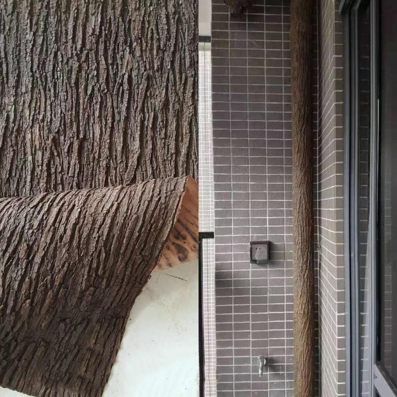 Cuttable Artificial Simulation Tree Bark Soft Rubber Plant Cover DIY Fake Plant Water Pipe Wall Garden Decoration Bark Branches
