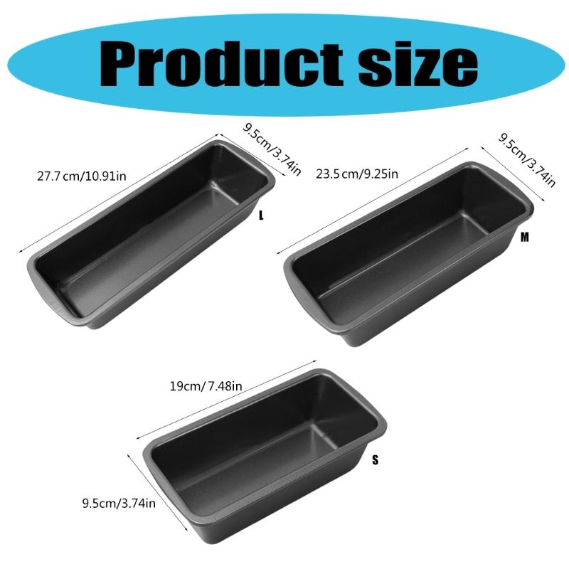 Durable Carbon Steel Bread Pan Lid Not Included Practical Carbon Steel Baking Pan Perfect For Homes And Commercial Use