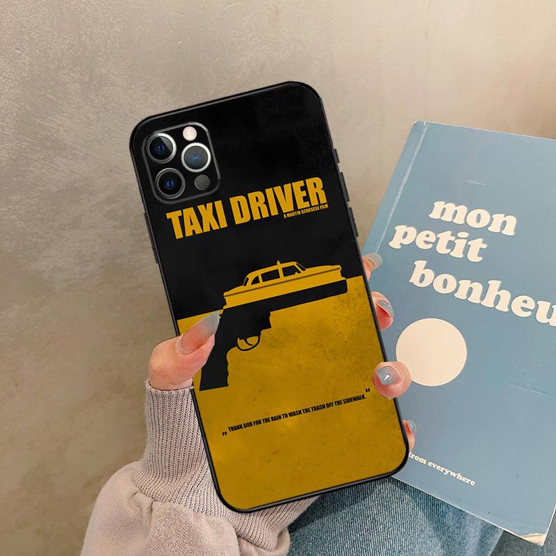 Taxi Driver 1976 film poster Case For 17 Air iPhone 16 15 14 13 12 11 Pro Max 12 mini XR 15 16 Plus 16e Back Cover Shell