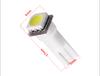 10pcs T5 1 SMD Red Dashboard Wedge LED Car Light Bulb Lamp 74 Dash Led Car Bulbs Interior Lights Car Light Source Parking 12V