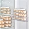 Large Capacity Automatic Rolling Egg Container Transparent Egg Storage Box  for Home