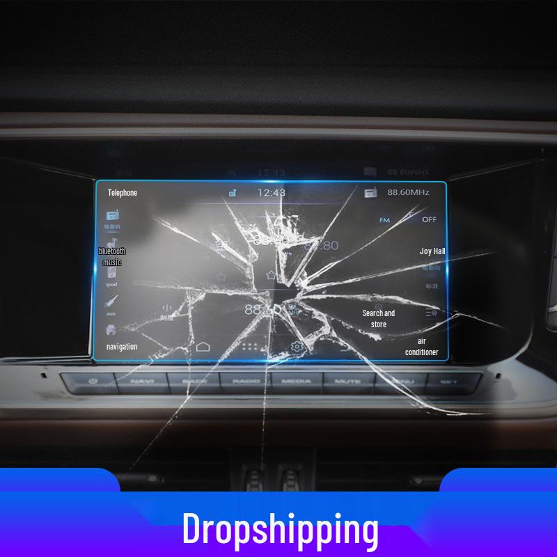 Compatible Tempered Glass Screen Protector for Zotye Models: T300, T700, T600 Coupe, and RS9.