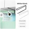 Kitchen Tissue Paper Rack Without Drilling, Household Cabinet Toilet Paper Rack, Storage Rack, Tissue Paper, Cling Film, Rag Storage and Hanging Rack