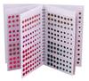 THANU'S CRAFT Different Color Plain Glitter Sparkle Shaded Crystal Stone Mix Bindi Book Kumkum Sticker for Girls & Ladies (948 Bindi Booklet Dairy)