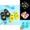 Kids Led Summer Slippers Quick-drying And Breathable With Smiley Design