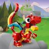 LEGO Creator Red Dragon Toy Birthday Present Blocks Educational Boy Girl Kids Age 6 7 8 9 Animal Creature 31145