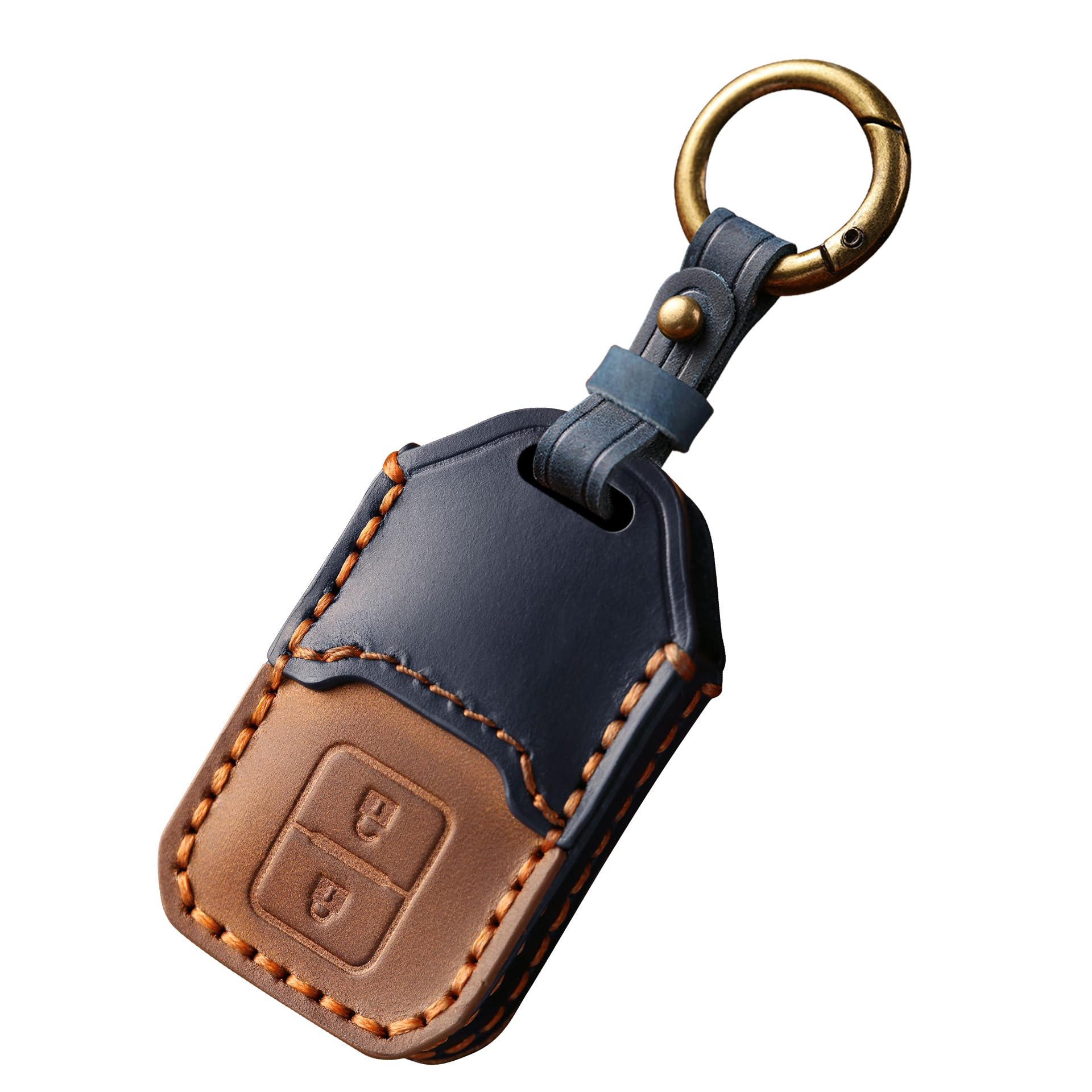 

ontto Чехол для ключа Suzuki, Брелок, Лоскутный дизайн, SX-4, S Cross, Ignis, Escudo, Swift, Alivio, M тёмно-синий