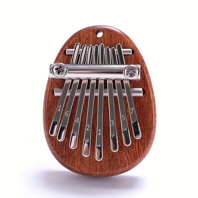 8 Tasten Mini Kalimba Hohe Qualität Exquisites Finger Daumen Klavier Marimba Musik Gutes Zubehör Anhänger Geschenk, Weihnachts- und Halloween-Geschenk, Erntedankfest-Geschenk
