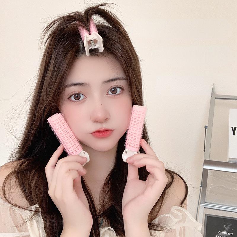 2 Pezzi Frangia Radice dei Capelli Capelli Folti Fermagli per Capelli Pigri Styling Capelli in Alto Arricciacapelli Portatile Fermagli per Capelli Coreani Rulli per Capelli