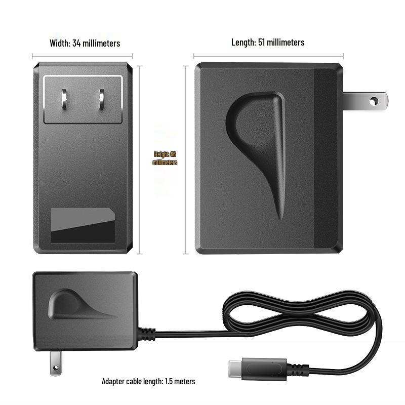 Nintendo Switch Fast Charge 15V/2.6A Safe & Stable Charger for Console & Peripherals