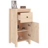 VidaXL Buffet Sideboard Storage Cabinet Home Organizer Living Room Furniture Interior 40x35x80 Cm Solid Wood 813754