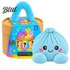 Educational Pretend Play Toy Big Mystery Dumpling Plush Toy, Cute Stuffed Steamed Bun Pillow, Soft Kawaii Food Cuddly Desktop Decor Ornament