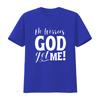 No Worries God Got Me African American Christian Quote T Shirt Vintage Washed Casual Breathable Soft Fashion Stylish Versatile