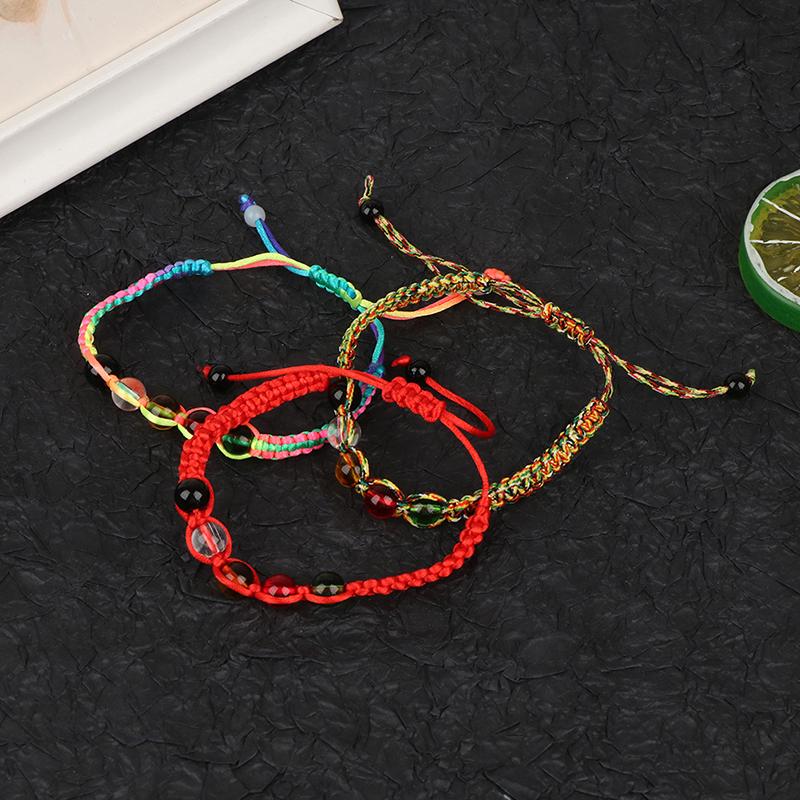 Braided  Lucky Bracelet Engry Healing Bangles Couple Jewelry Gift