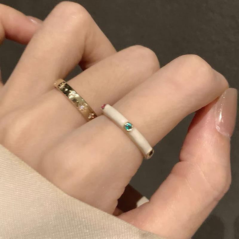 Elegant Irregular Heart Bow Open Ring For Women Girls Punk Gothic Sliver Color Adjustable Couple Rings Y2K Female Fashion Jewelry Gift