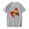 Karlsson T Shirt On the Roof Loves Jam Birthday Sovie Union Cartoon Inspired By Astrid Lindgren Book Vintage Washed Versatile