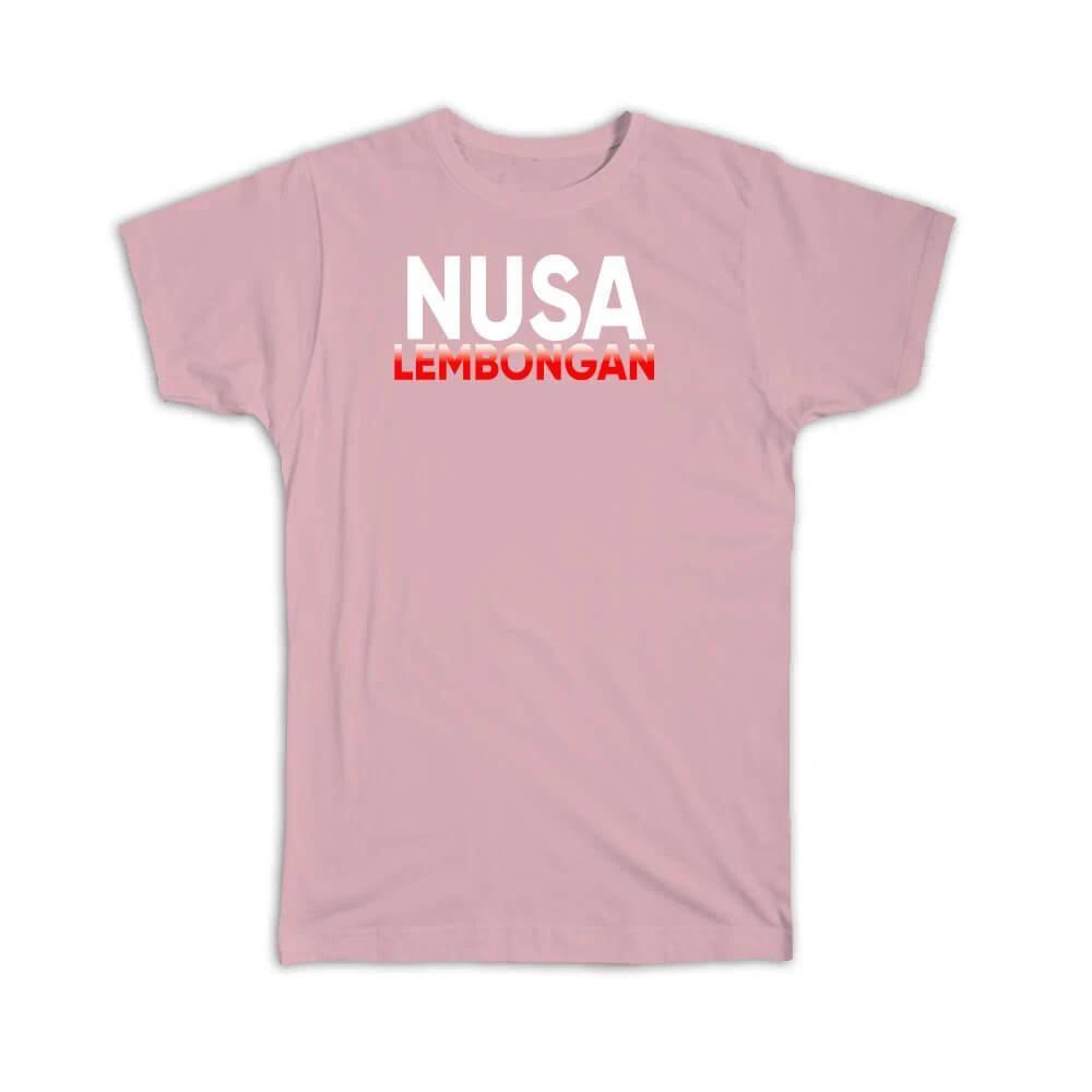 

Gift T-Shirt : Bali Indonesia Nusa Lembongan Red and White 2XL