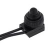 2Pcs 12V Waterproof Push Button On-Off Switch With 4" Lead Wire Black
