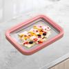 DIY Ice Cream Maker Roller Pan with 2 Scrapers Household Lightweight 22.5cmx17.5cm Portable Yogurts